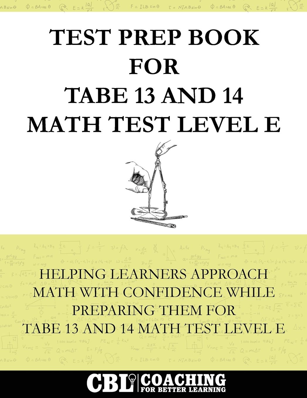 Test Prep Book for TABE 13 and 14 Math Test Level E