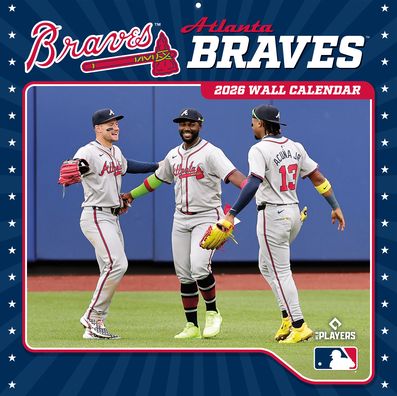 2026 12x12 Team Wall Calendar Atlanta Braves