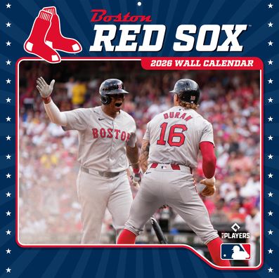2026 12x12 Team Wall Calendar Boston Red Sox