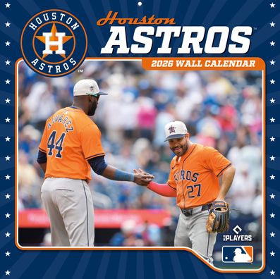 2026 12x12 Team Wall Calendar Houston Astros