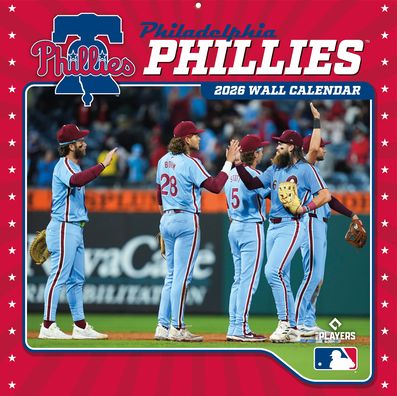 2026 12x12 Team Wall Calendar Philadelphia Phillies