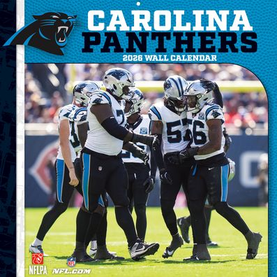 2026 12x12 Team Wall Calendar Carolina Panthers