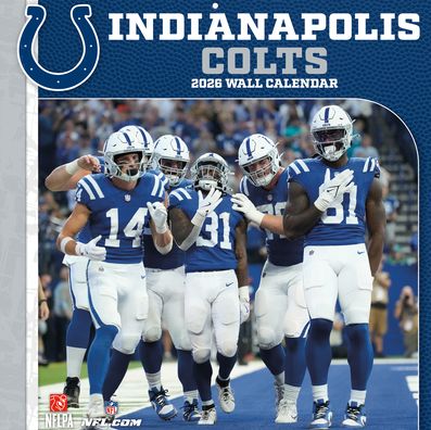 2026 12x12 Team Wall Calendar Indianapolis Colts