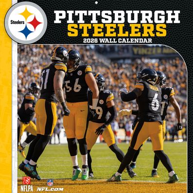 2026 12x12 Team Wall Calendar Pittsburgh Steelers