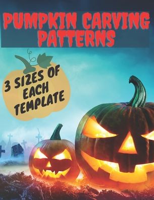 Pumpkin Carving Patterns. 3 Sizes of Each Template: 25 Halloween Stencils. Templates for children and adults from easy to difficult. Carving Spooky and Funny Faces and more. Hand made Crafts.