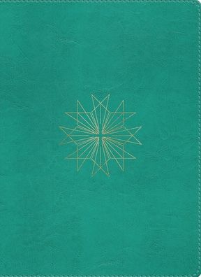 ESV Single Column Journaling Bible (TruTone, Teal, Resplendent Cross Design)