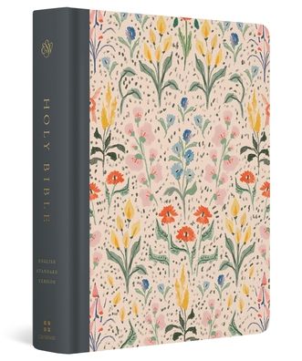 ESV Single Column Journaling Bible, Artist Series, Red Letter (Cloth over Board, Lulie Wallace, In Bloom)