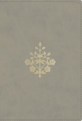 ESV Large Print Compact Bible, Red Letter (TruTone, Stone, Branch Design)