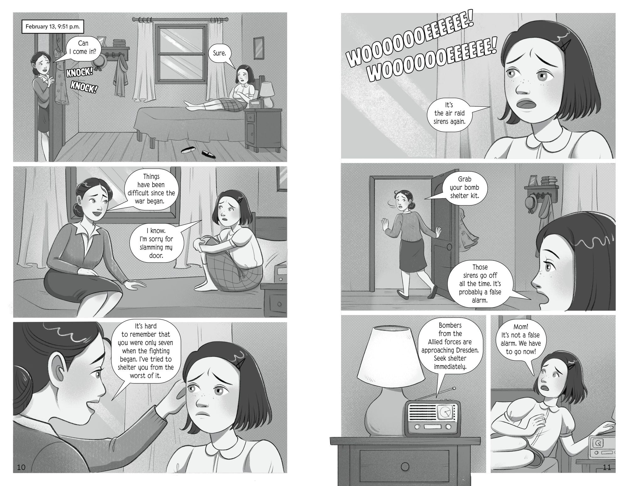 Greta and the Night Fire: A World War II Graphic Novel