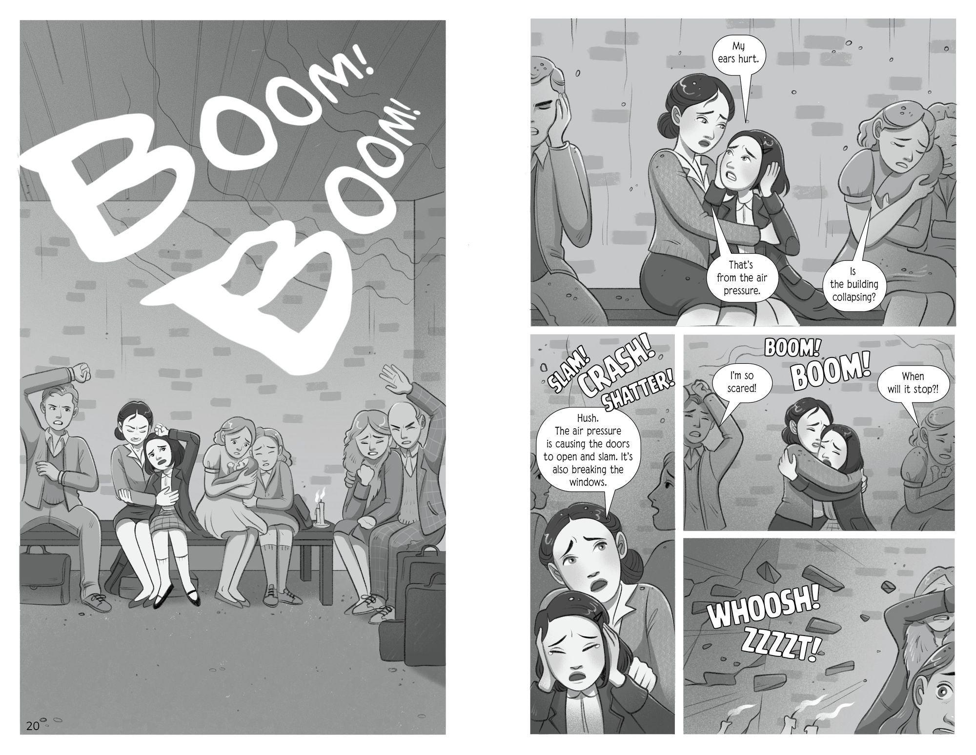 Greta and the Night Fire: A World War II Graphic Novel