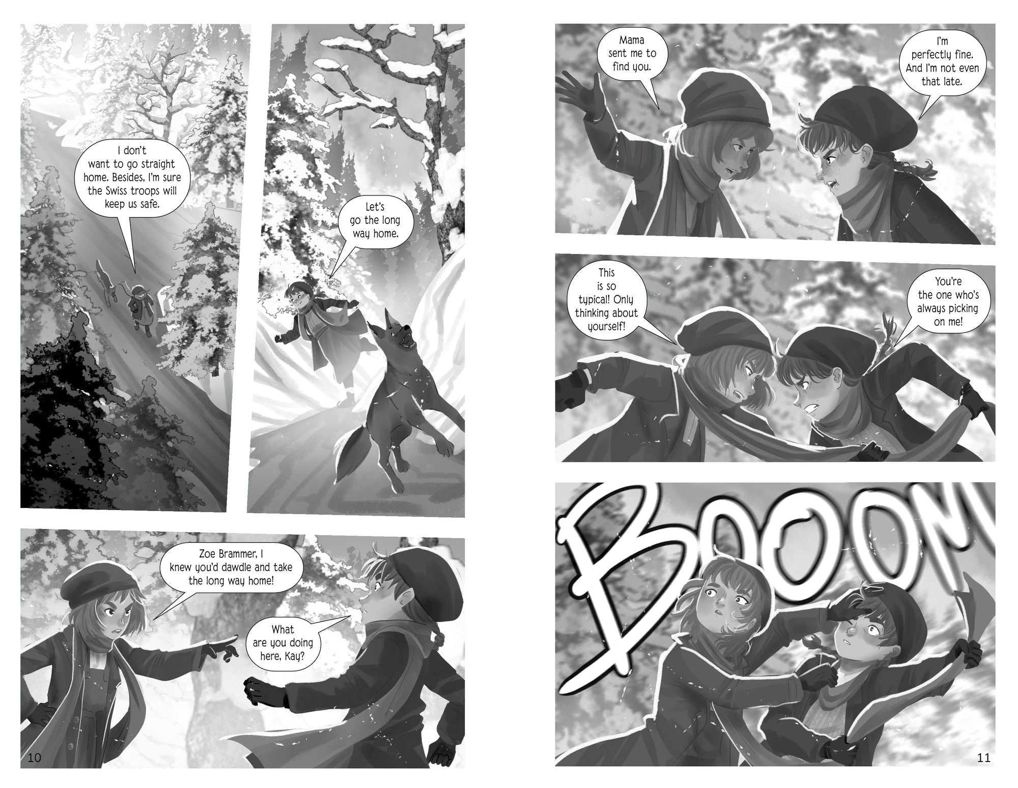 Zoe and the Thundering Snow: A Winter of Terror Graphic Novel