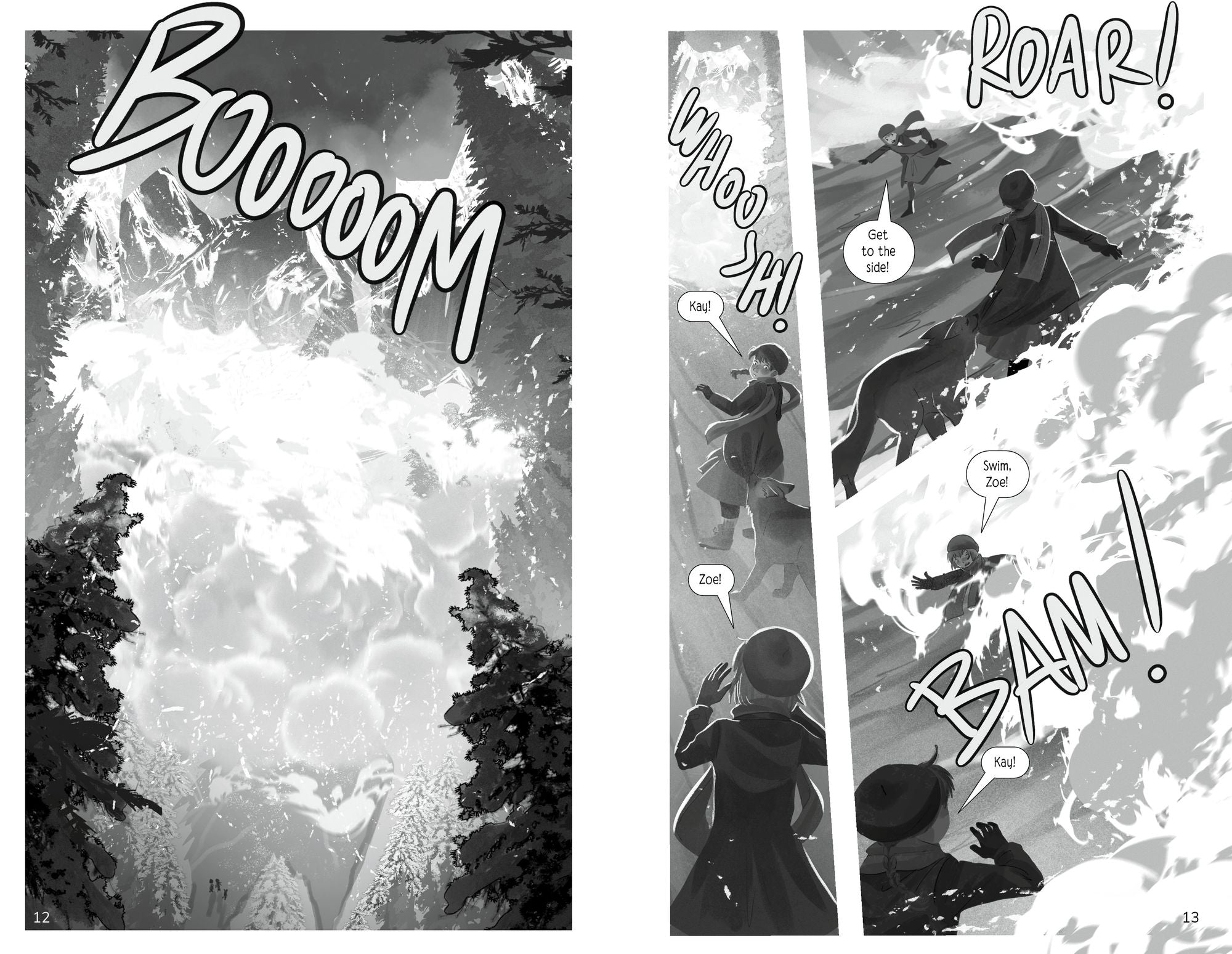 Zoe and the Thundering Snow: A Winter of Terror Graphic Novel