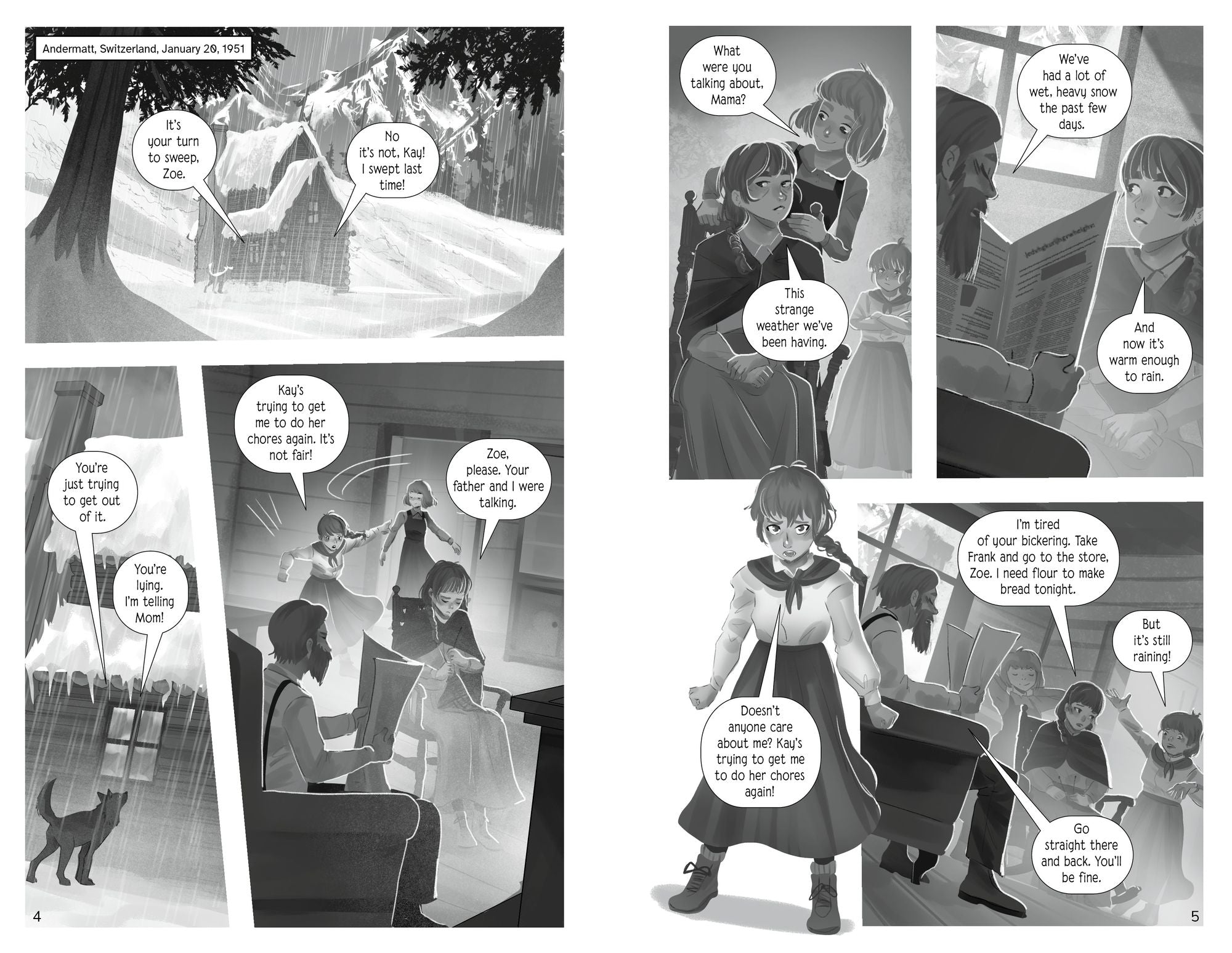 Zoe and the Thundering Snow: A Winter of Terror Graphic Novel