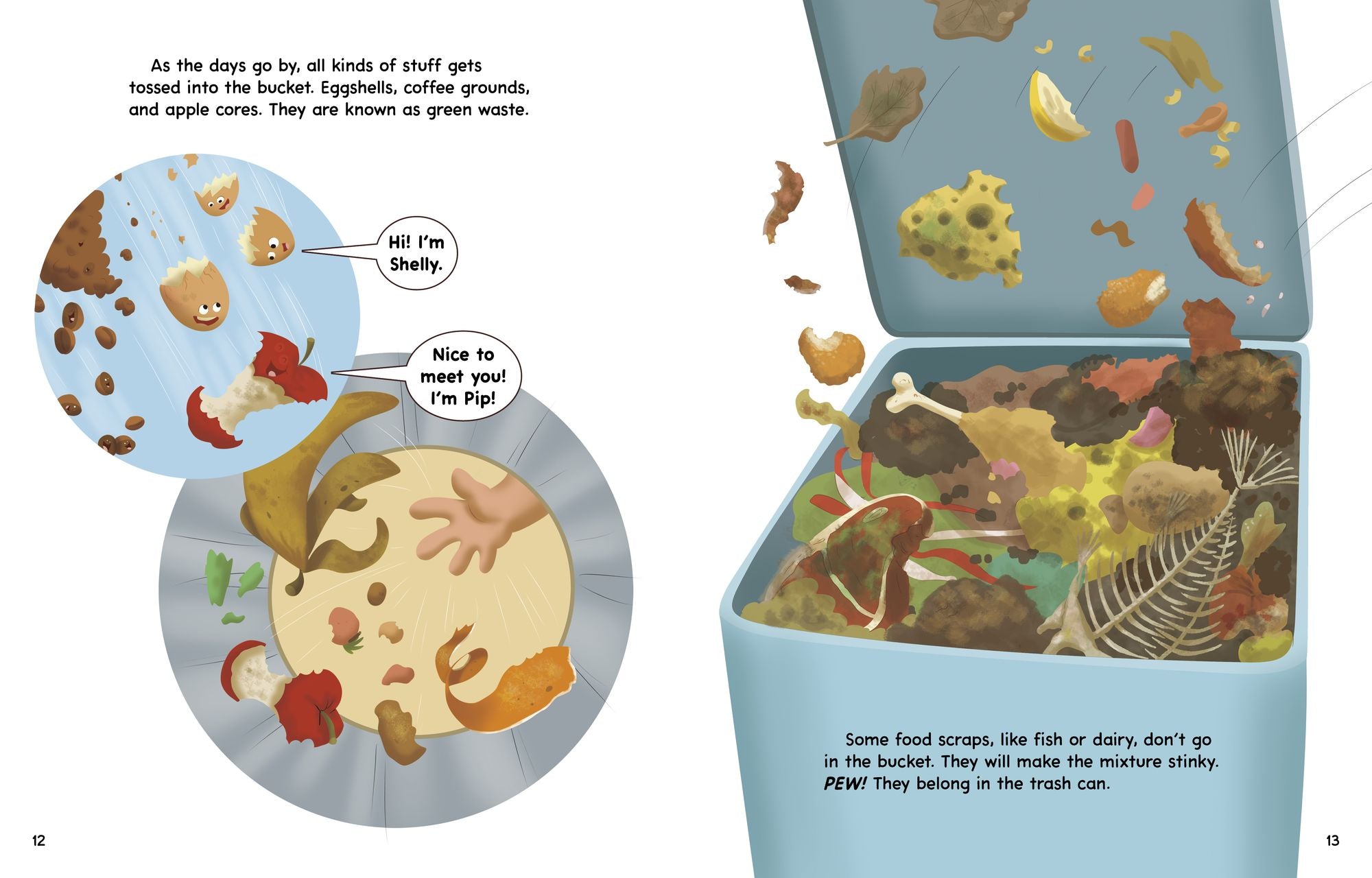 Hannah Banana's Icky, Sticky Composting Journey