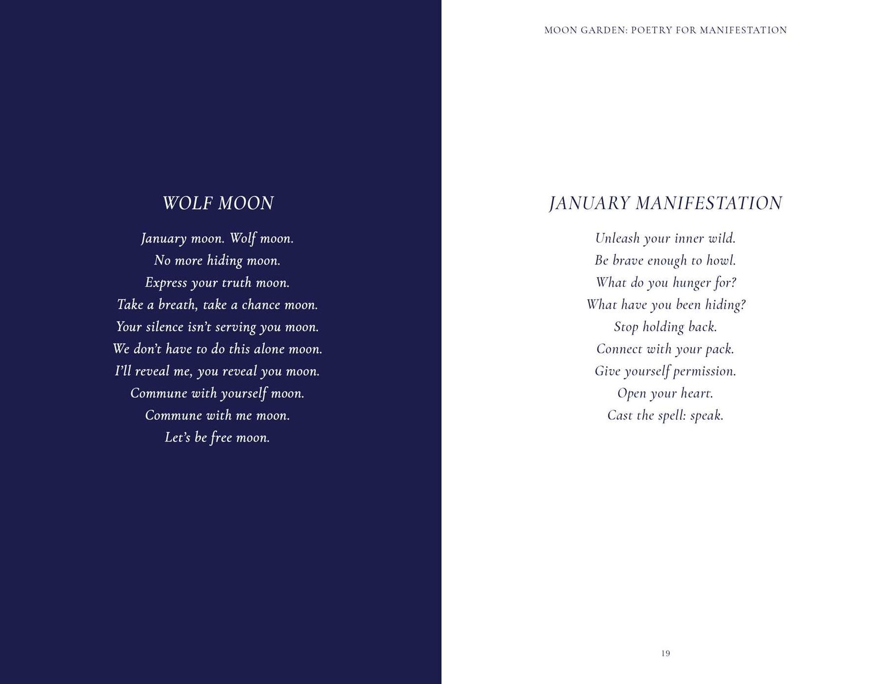 Moon Garden: Poetry for Manifestation