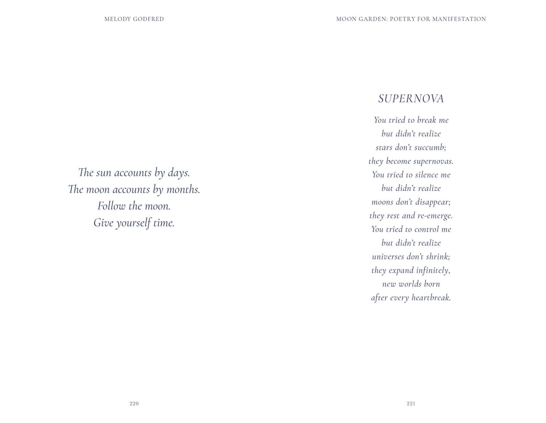 Moon Garden: Poetry for Manifestation