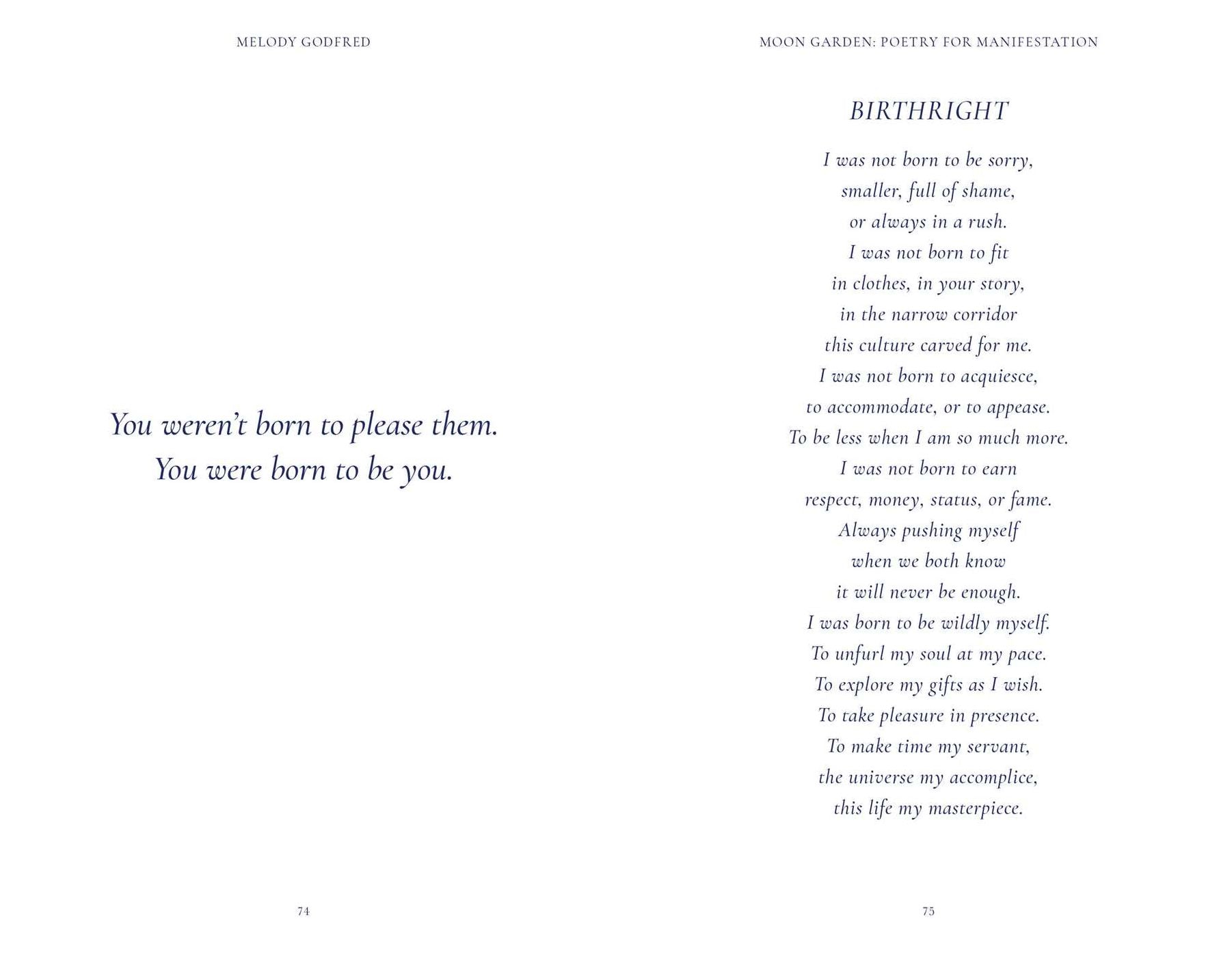 Moon Garden: Poetry for Manifestation