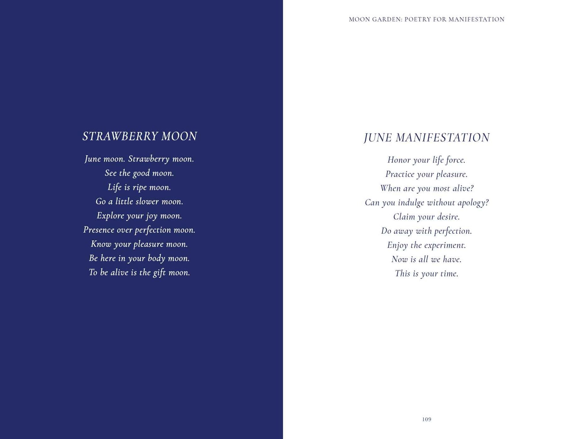 Moon Garden: Poetry for Manifestation