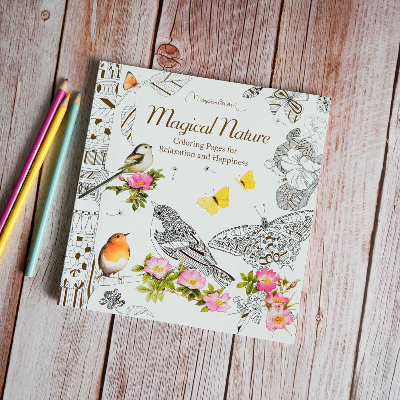 Magical Nature: Coloring Pages for Relaxation and Happiness