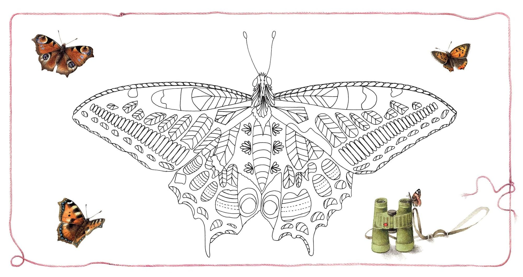 Magical Nature: Coloring Pages for Relaxation and Happiness