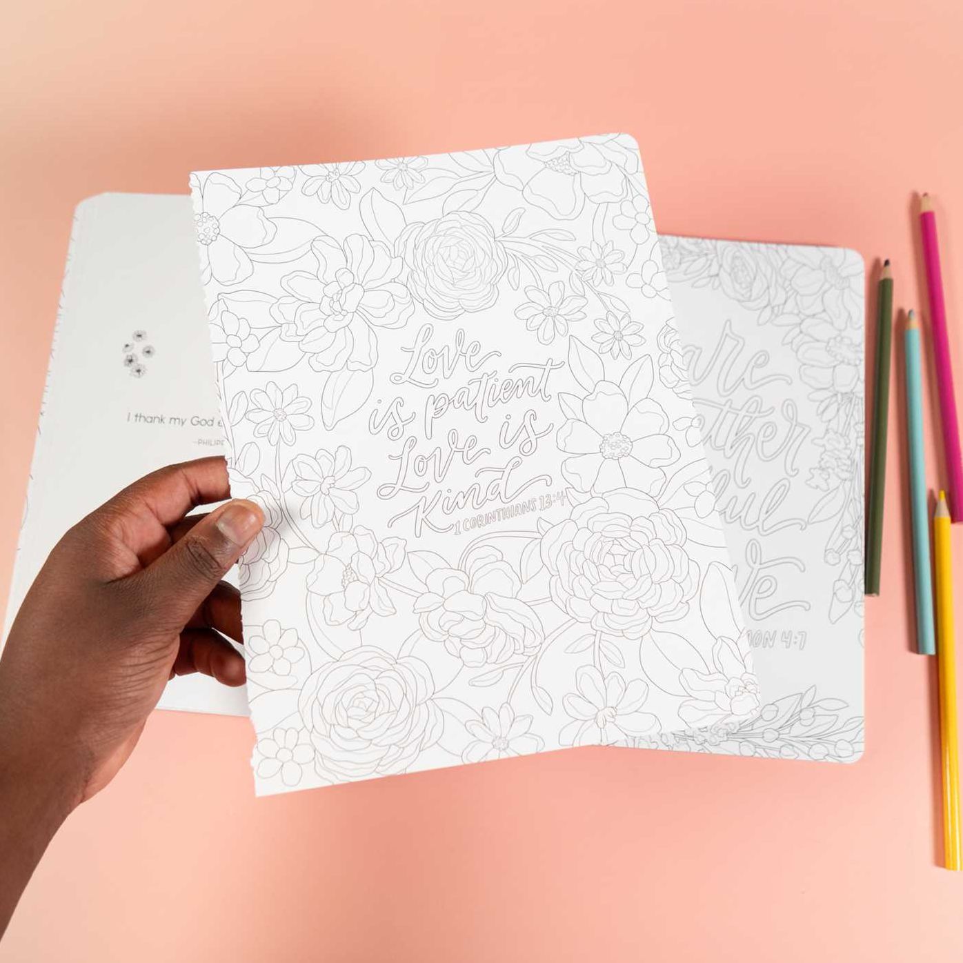 Scriptures and Florals: Life In Full Bloom: Coloring Book