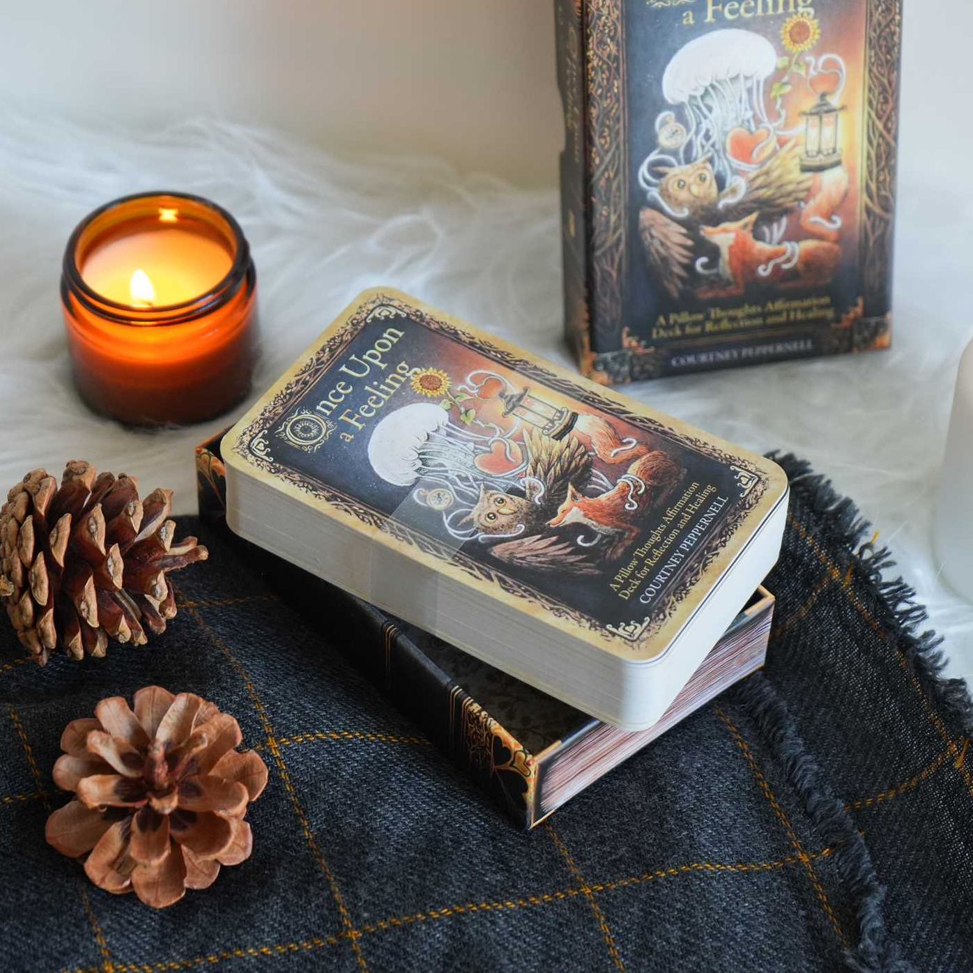 Once Upon a Feeling: A Pillow Thoughts Affirmation Deck for Reflection and Healing