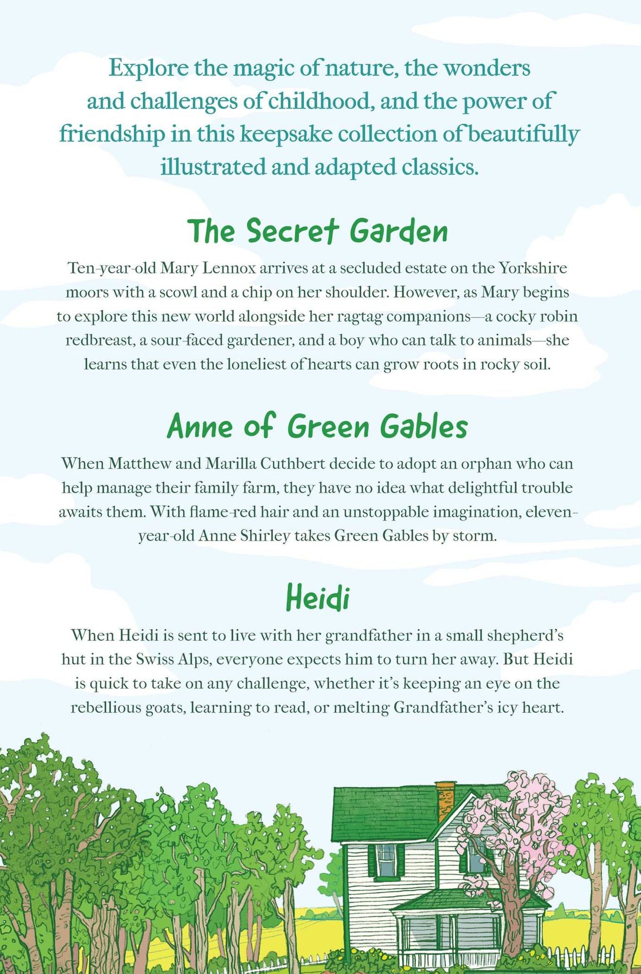 Graphic Novel Classics: The Secret Garden, Anne of Green Gables, and Heidi