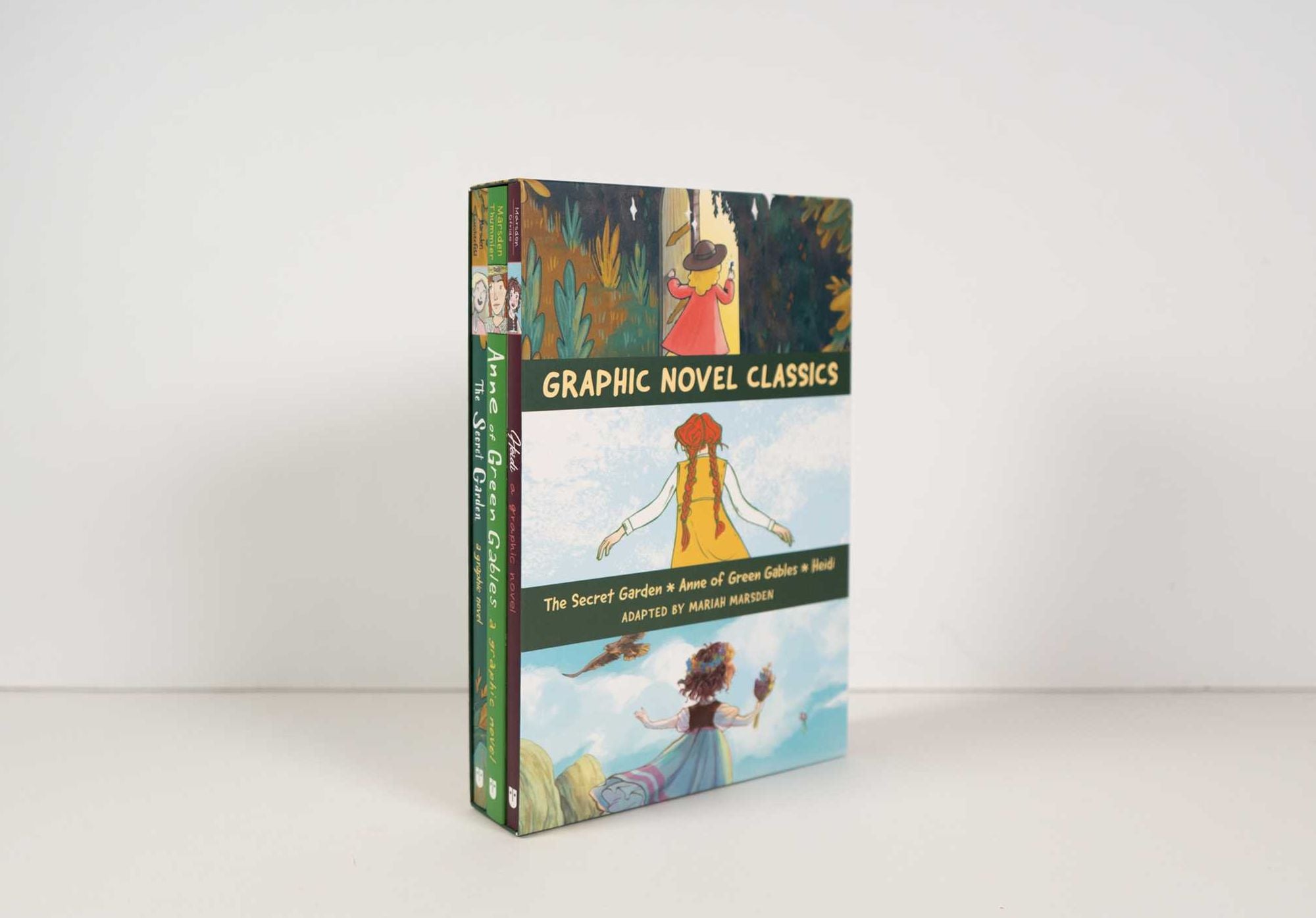 Graphic Novel Classics: The Secret Garden, Anne of Green Gables, and Heidi