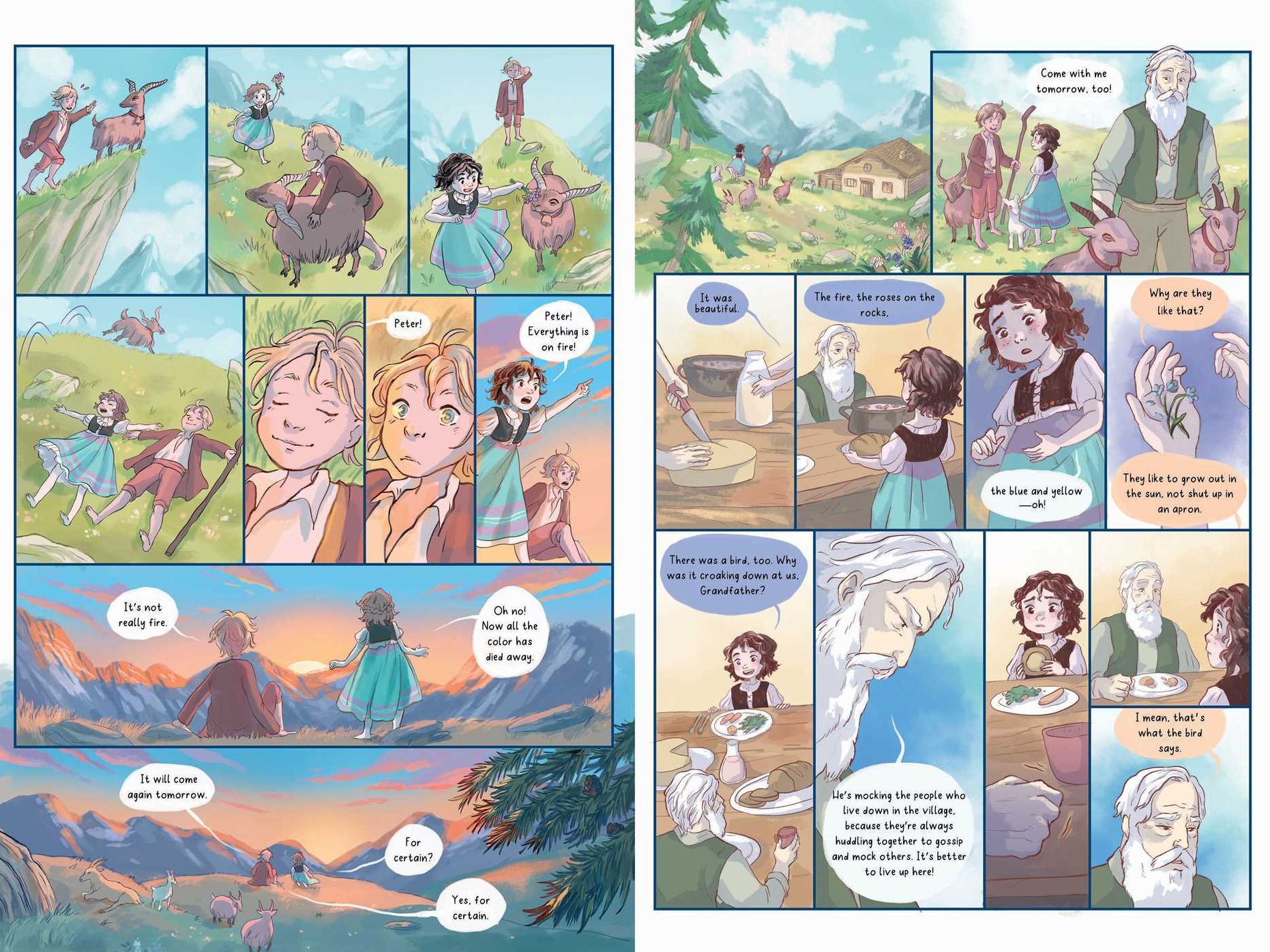 Graphic Novel Classics: The Secret Garden, Anne of Green Gables, and Heidi