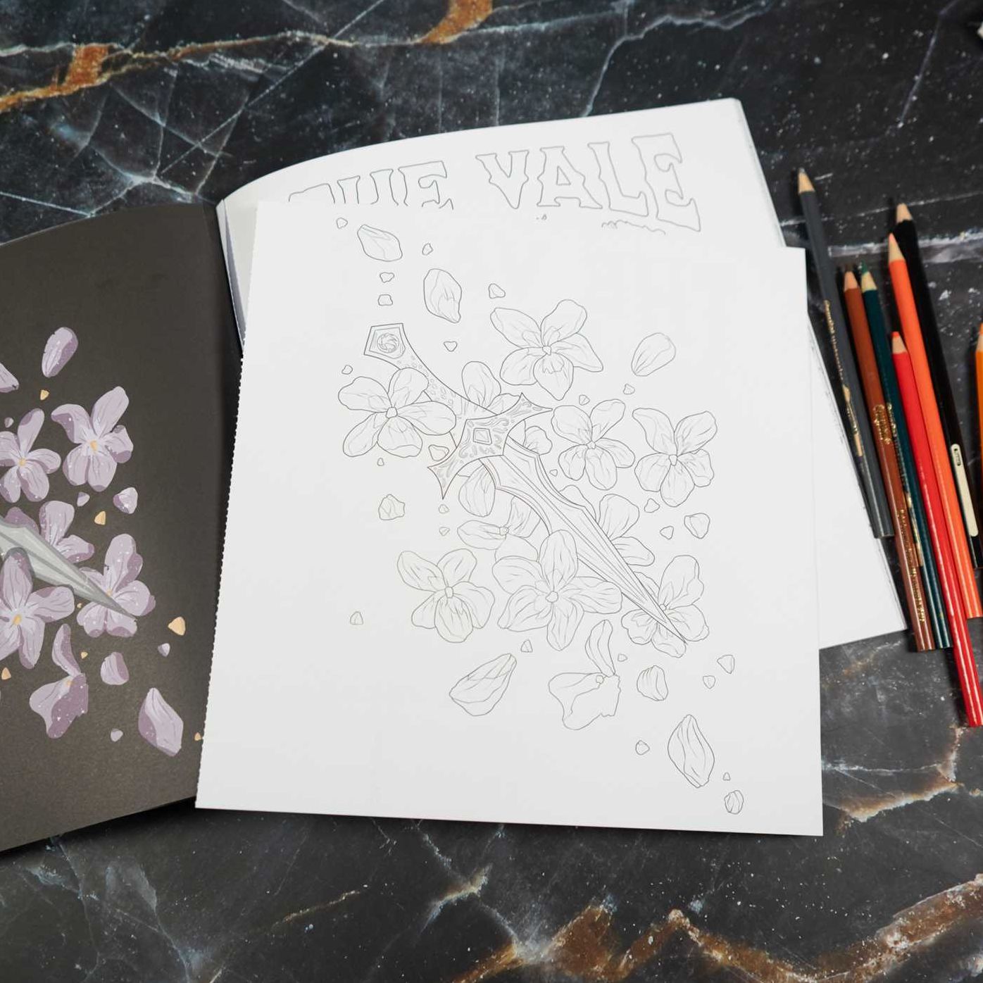 Fourth Wing: The Official Coloring Book