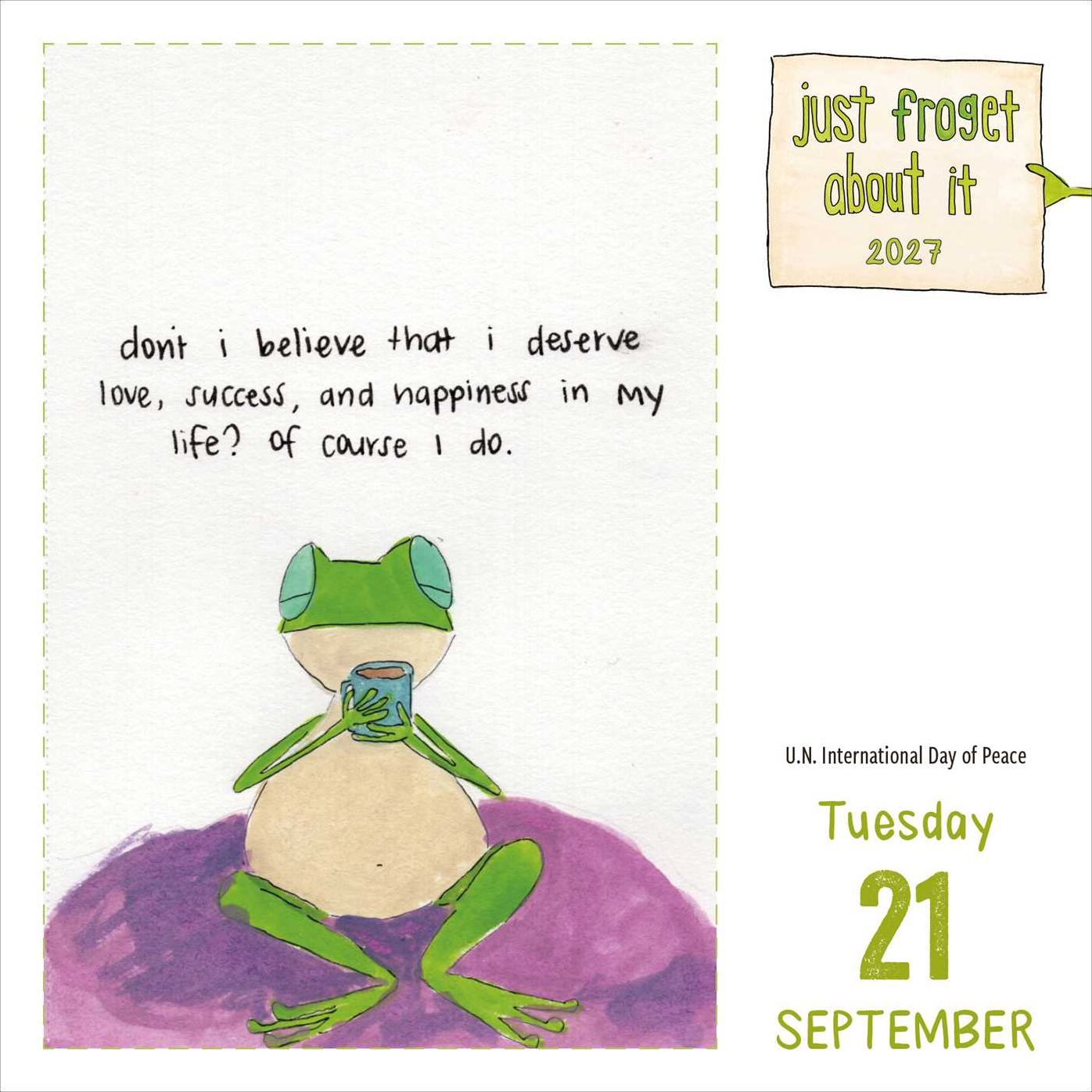 2027 Just Froget About It Comics Day-to-Day Calendar
