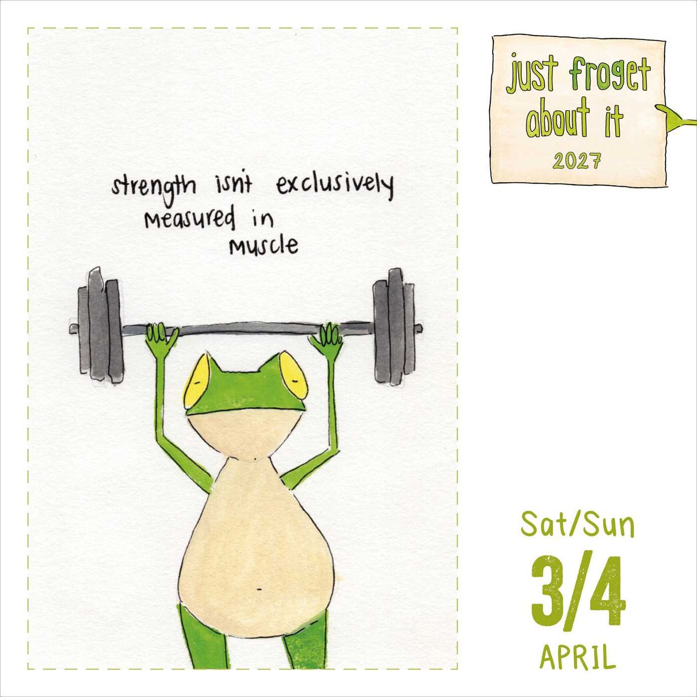 2027 Just Froget About It Comics Day-to-Day Calendar