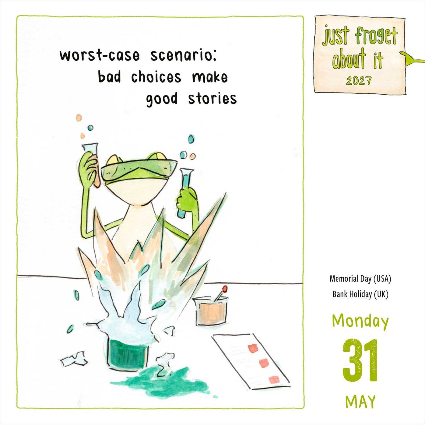 2027 Just Froget About It Comics Day-to-Day Calendar