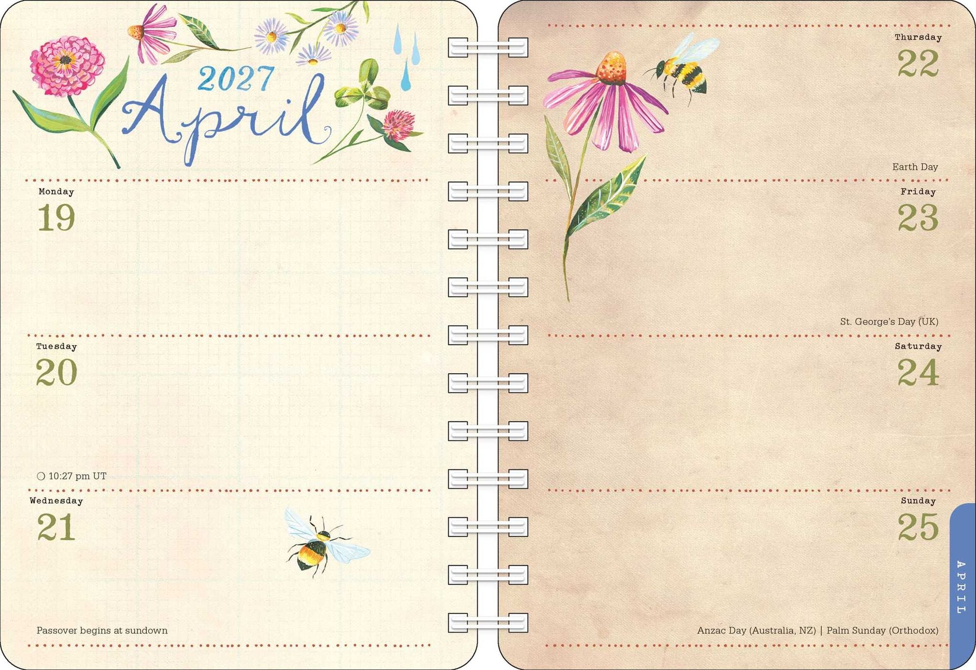 2027 Katie Daisy Where Love Grows Weekly Planner
