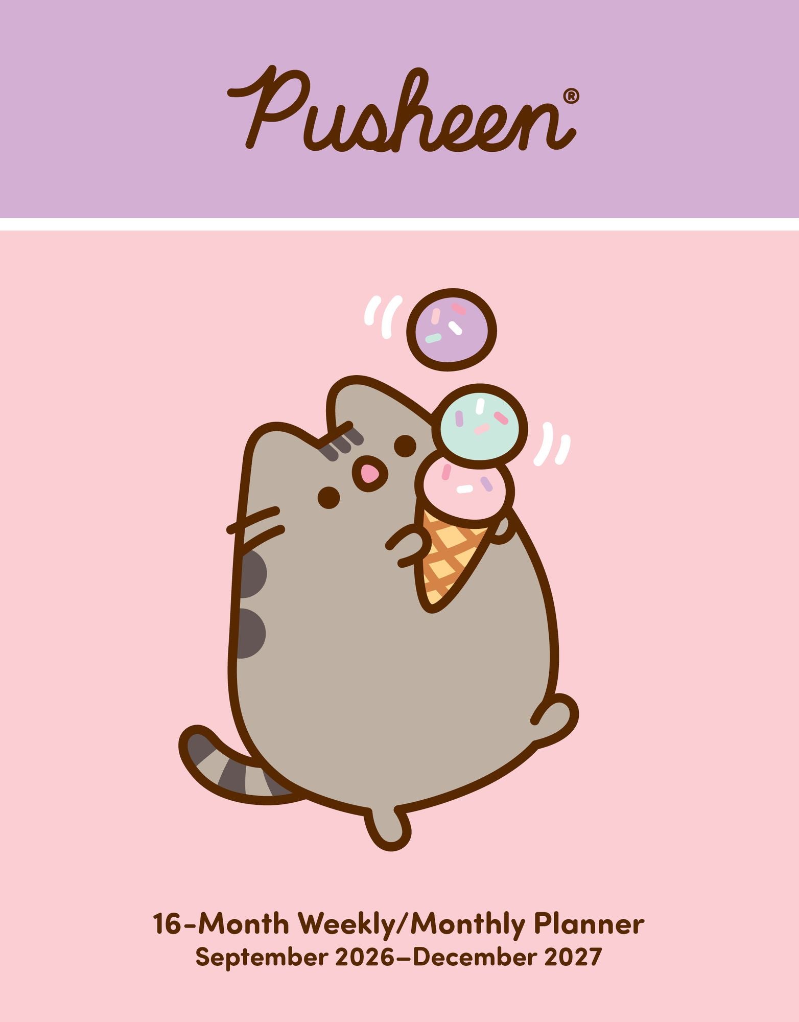 2026-2027 Pusheen 16-Month Monthly/Weekly Planner