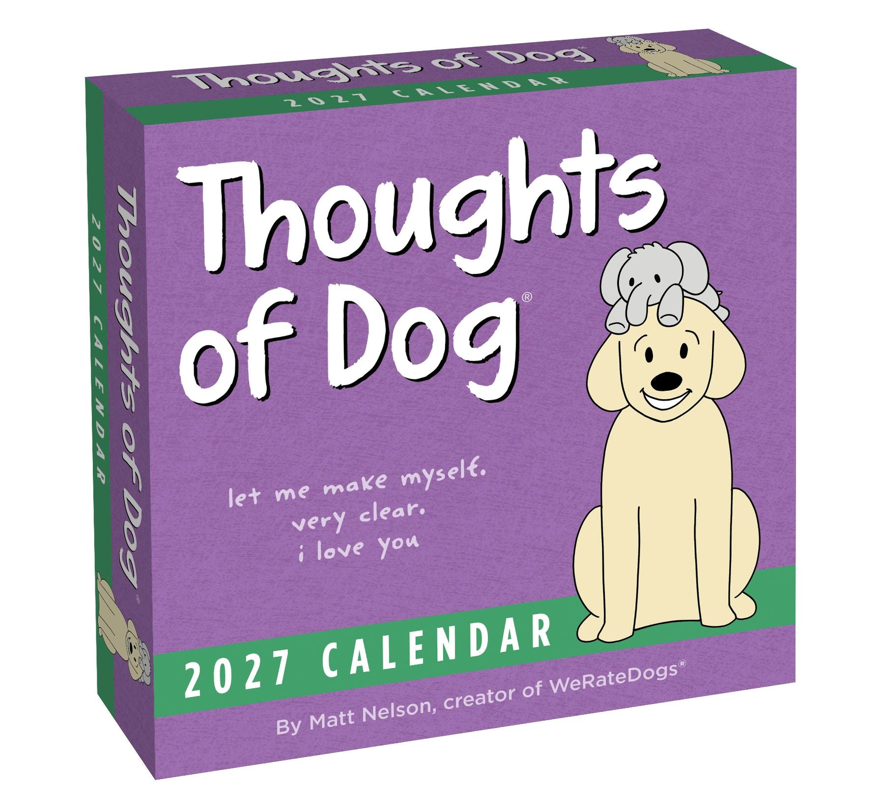 2027 Thoughts of Dog Day-to-Day Calendar