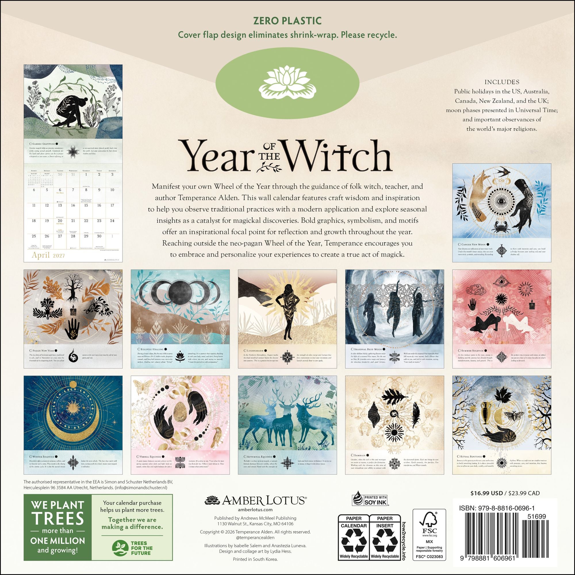 2027 Year Of The Witch Wall Calendar