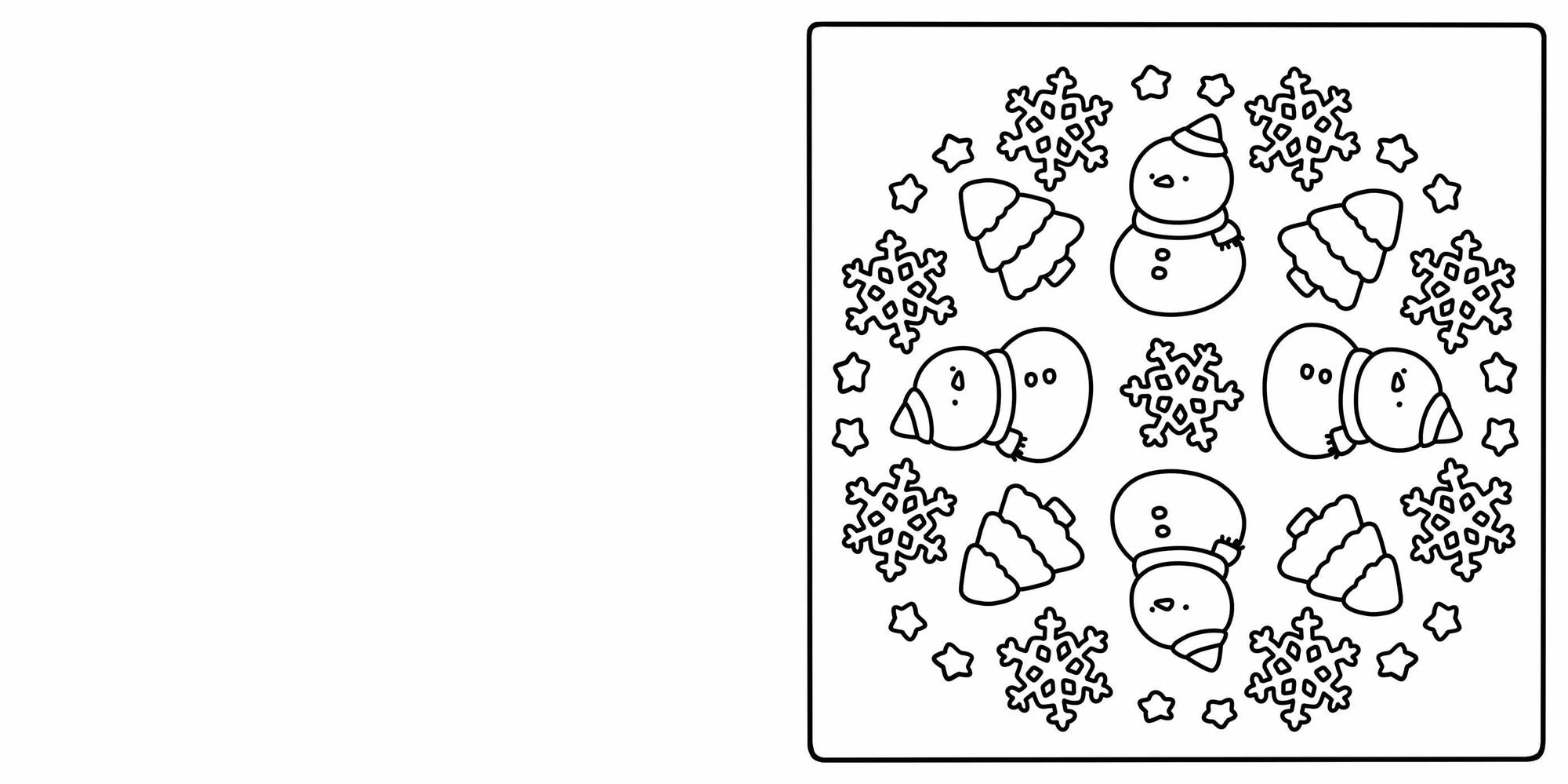 Cute & Cozy Coloring: Merry