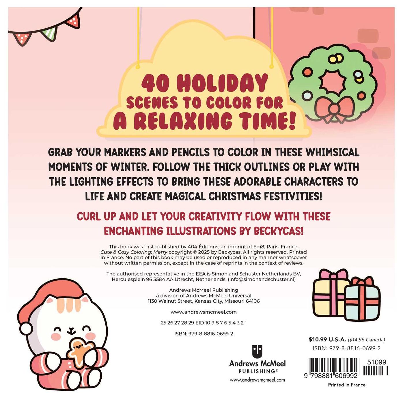 Cute & Cozy Coloring: Merry