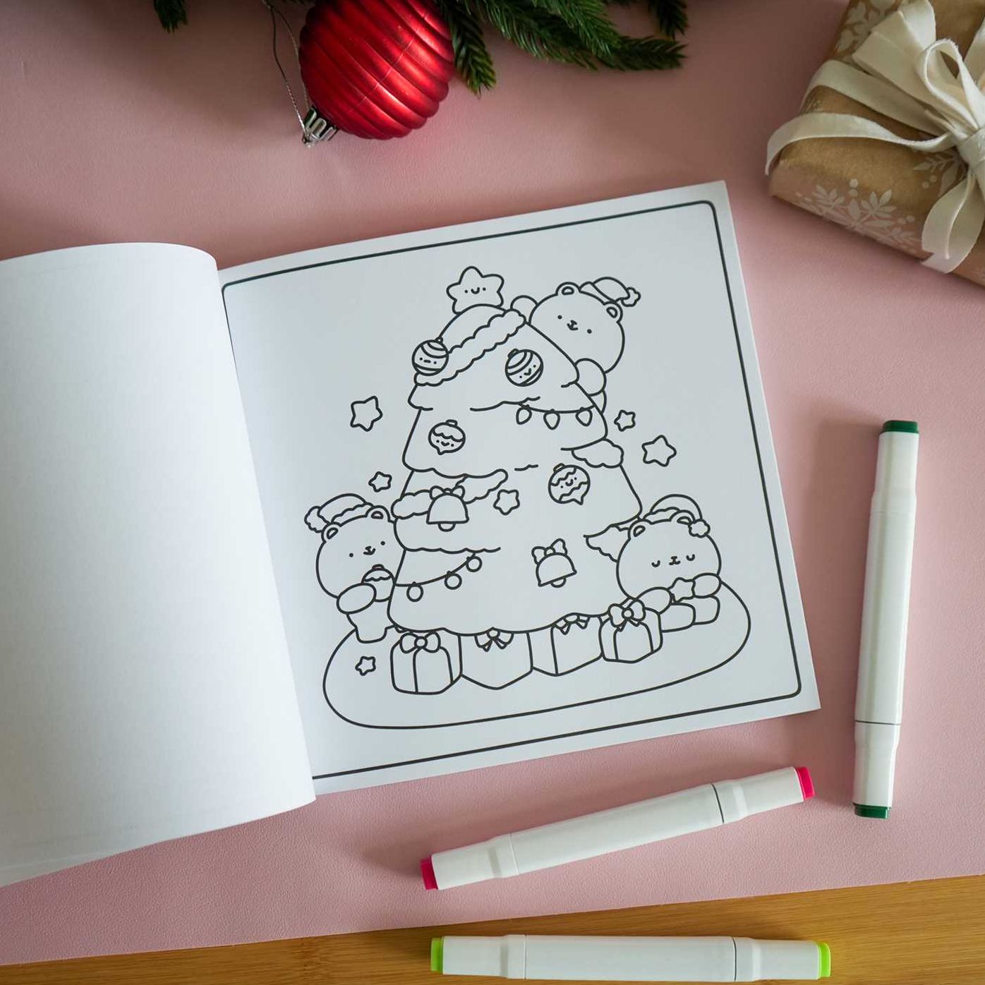 Cute & Cozy Coloring: Merry