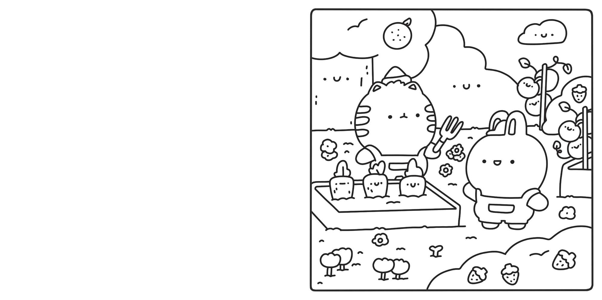 Cute & Cozy Coloring: Cheery