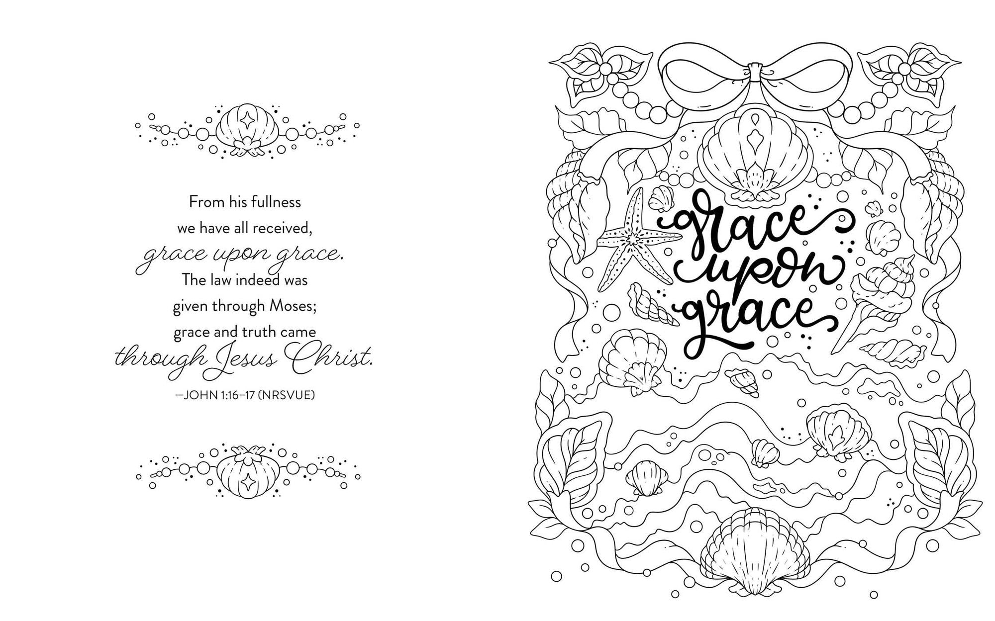 Be Still & Color Amazing Words of Grace