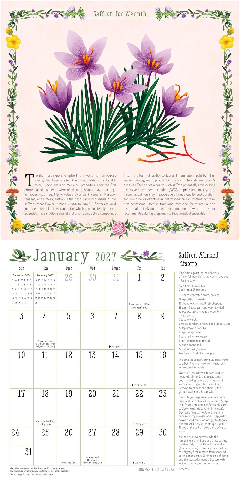 2027 Kitchen Witch Wall Calendar