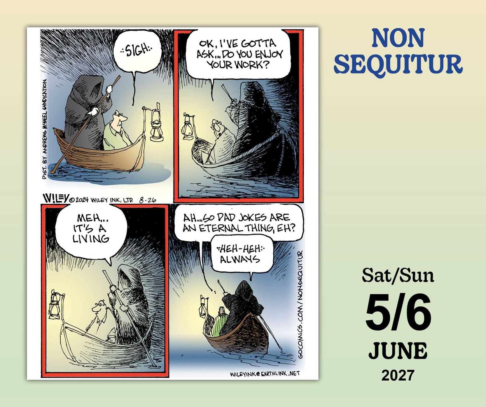 2027 Non Sequitur Day-to-Day Calendar