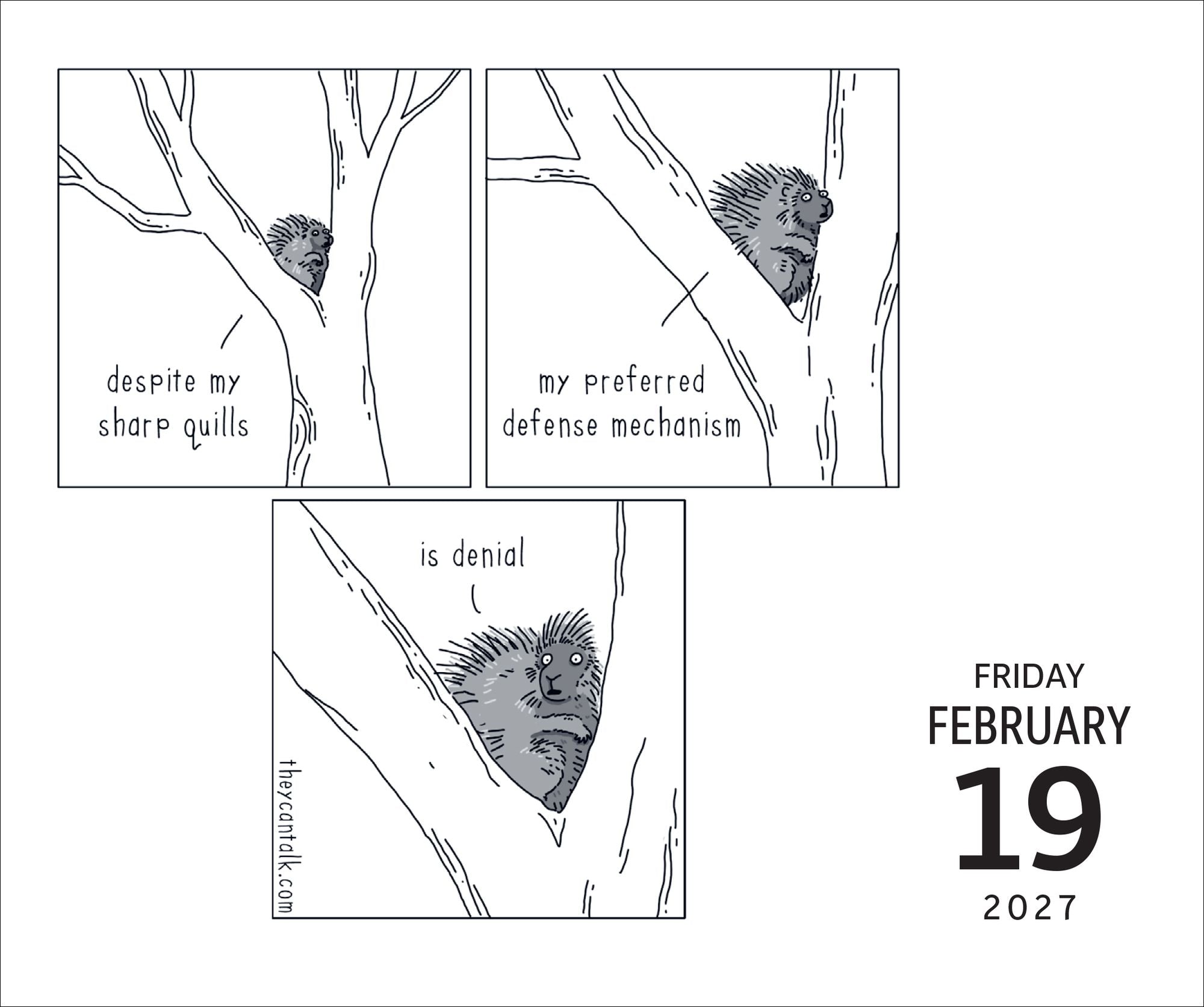 2027 They Can Talk Comics Day-to-Day Calendar