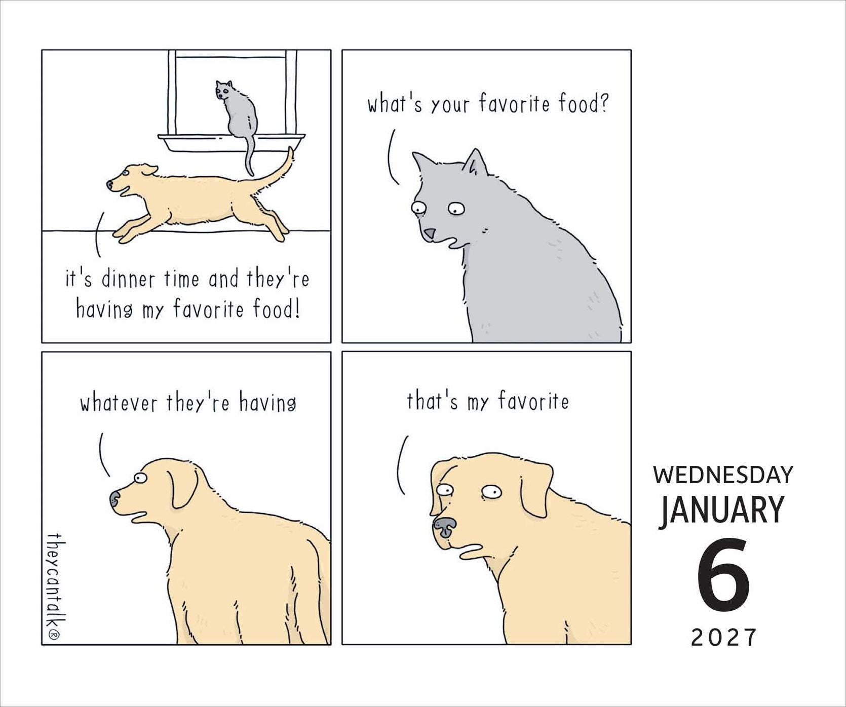 2027 They Can Talk Comics Day-to-Day Calendar