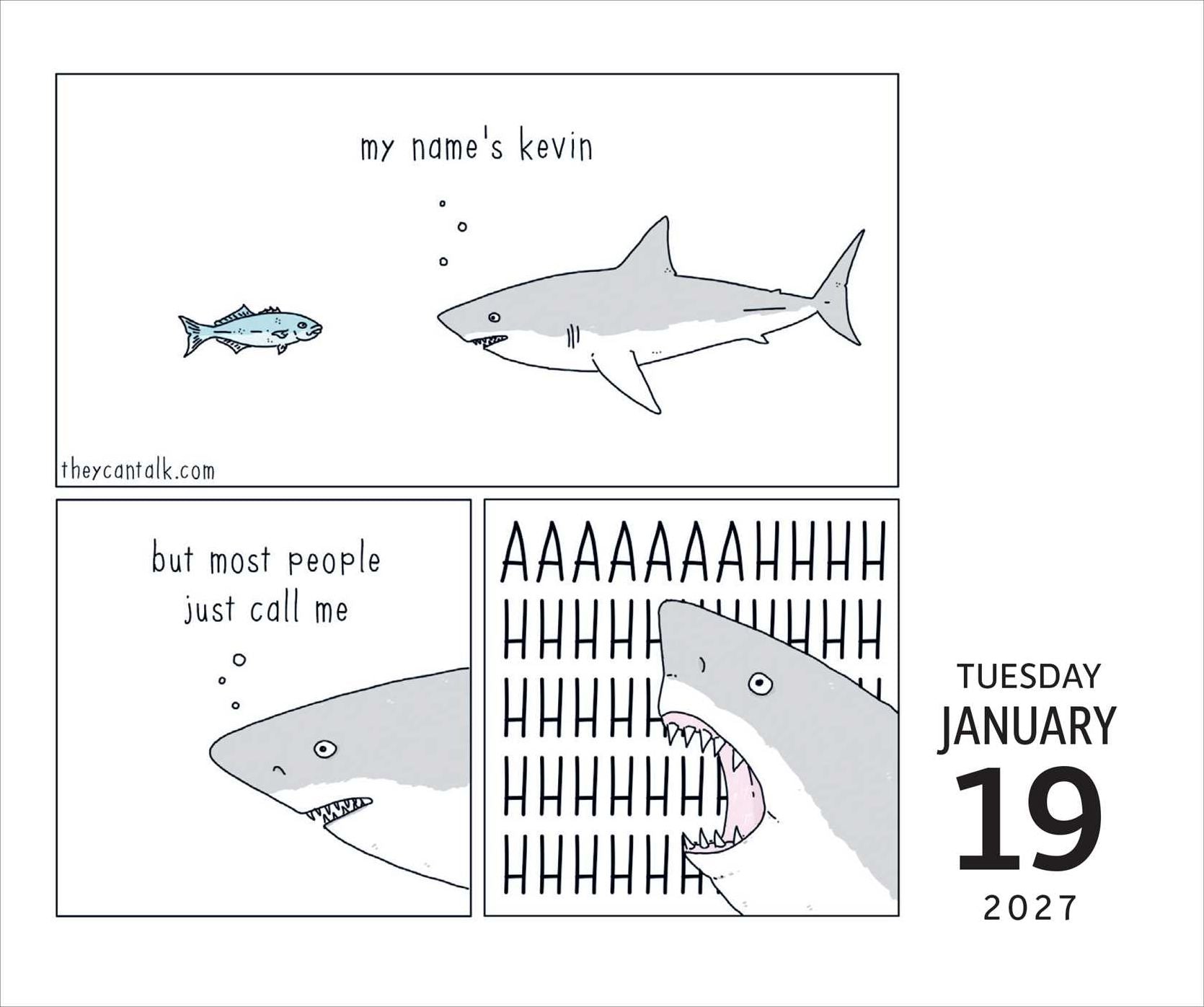 2027 They Can Talk Comics Day-to-Day Calendar