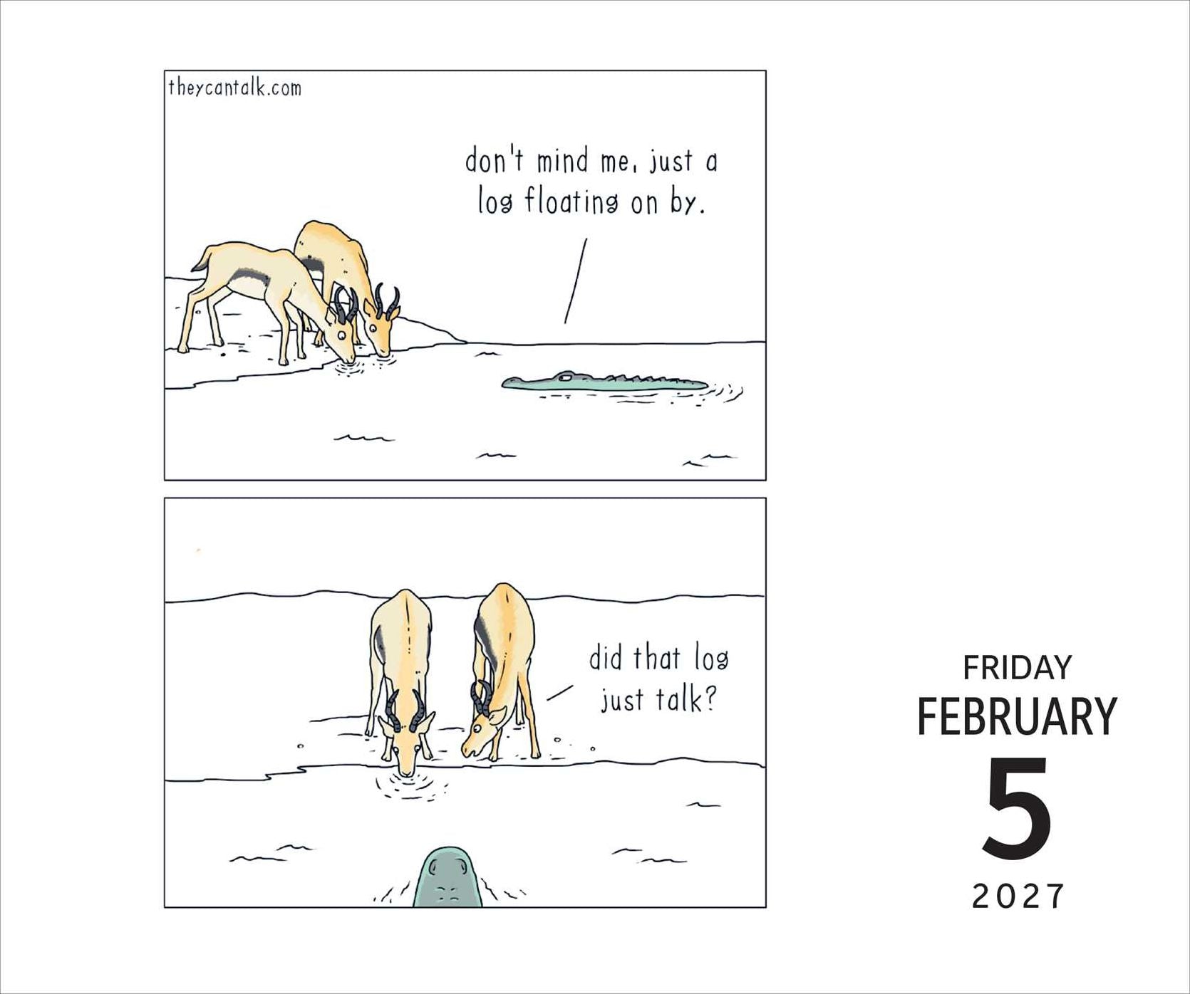 2027 They Can Talk Comics Day-to-Day Calendar