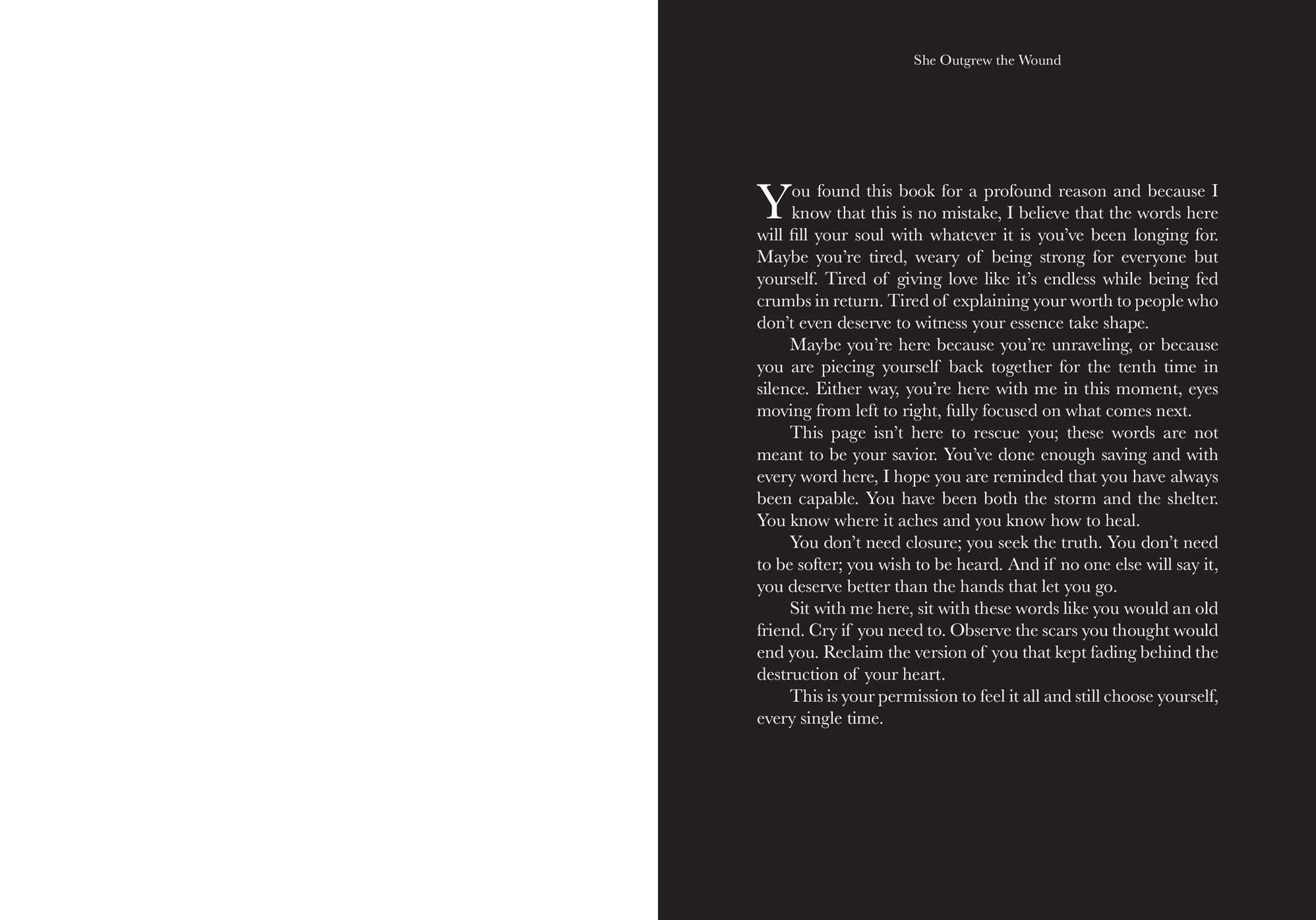 She Outgrew the Wound