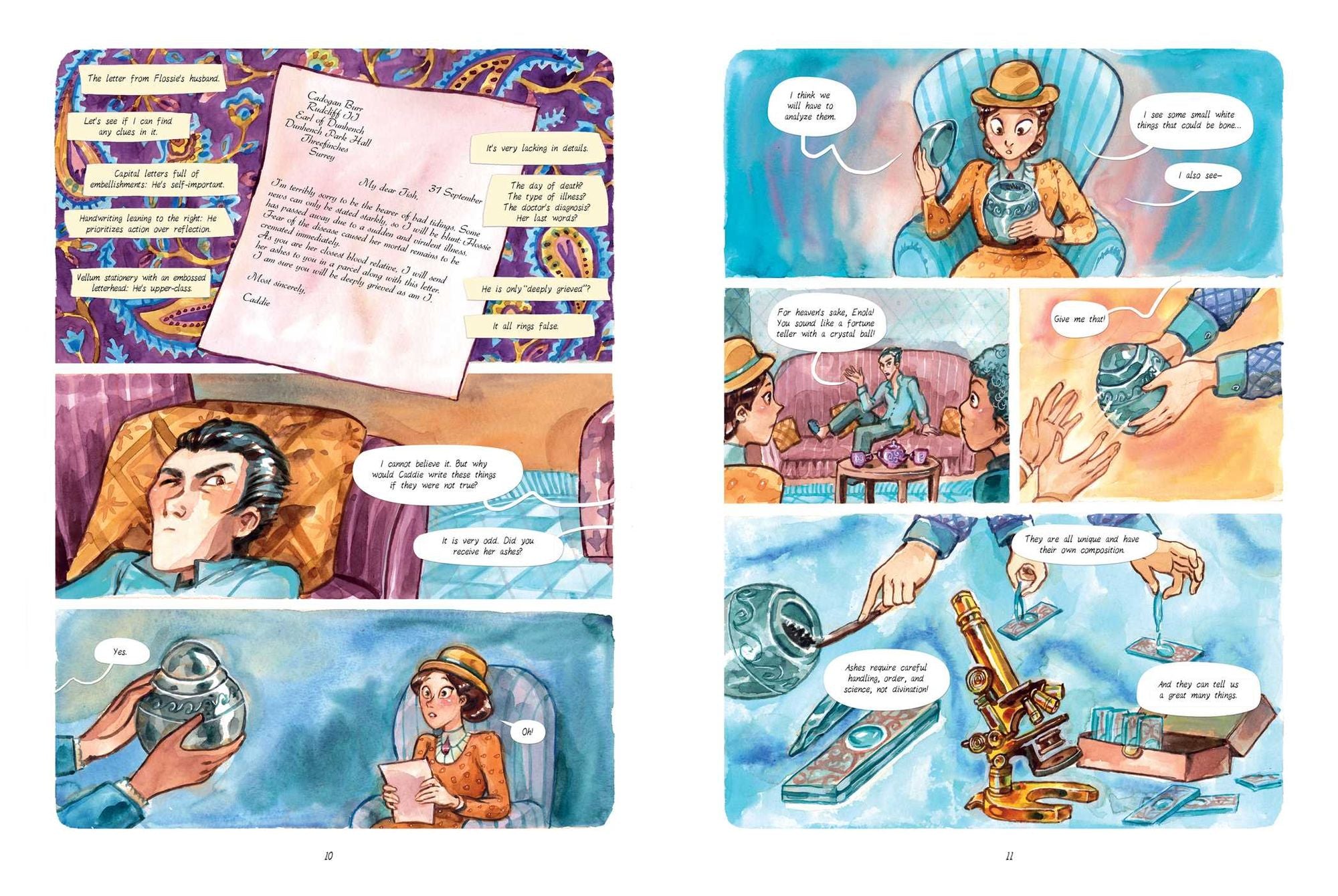 Enola Holmes: The Graphic Novels: The Case of the Black Barouche, The Case of the Elegant Escapade, and The Case of the Mark of the Mongoose